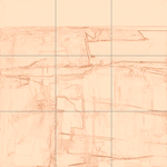 Sepia sketch with grid