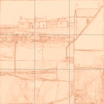 Sepia sketch with grid