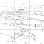 Line drawing with grid