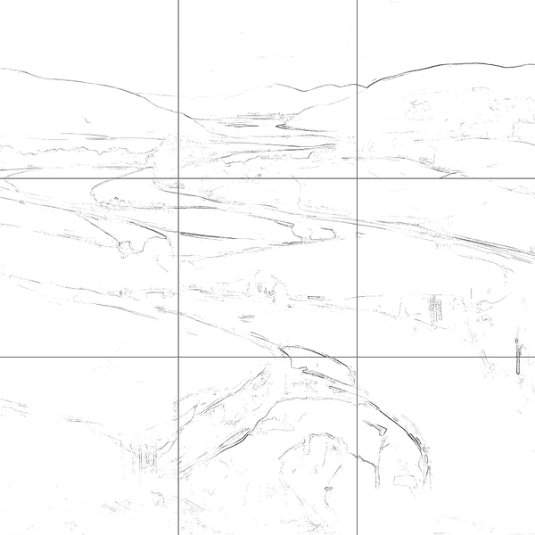 Sketch with grid