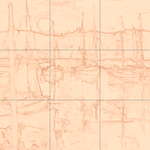 Sepia sketch with grid