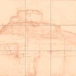 Sepia sketch with grid