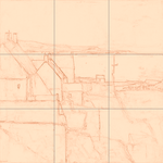 Sepia sketch with grid