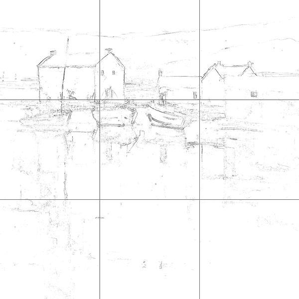 Sketch with grid