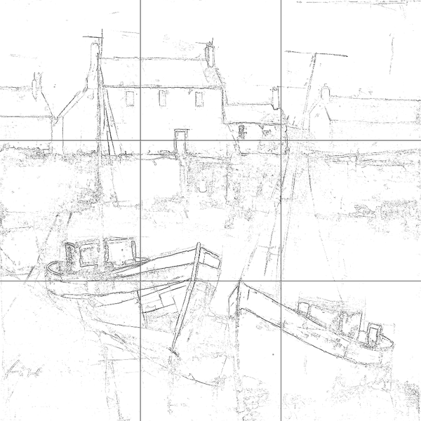 Sketch with grid