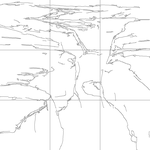 Line drawing with grid