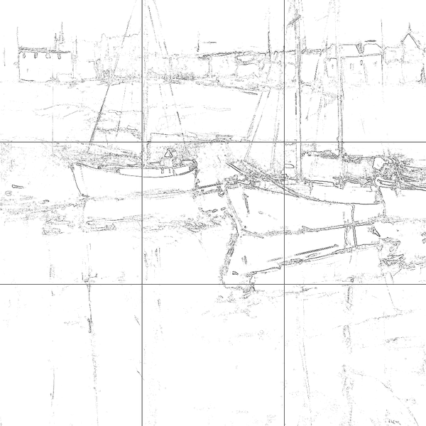 Sketch with grid