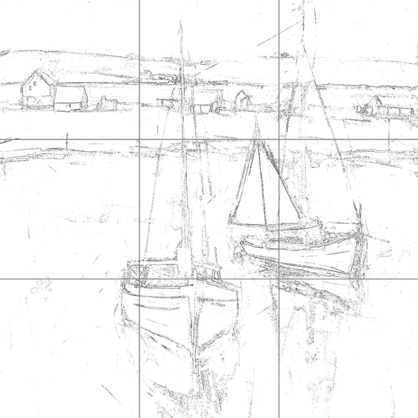 Sketch with grid