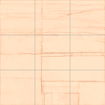 Sepia sketch with grid