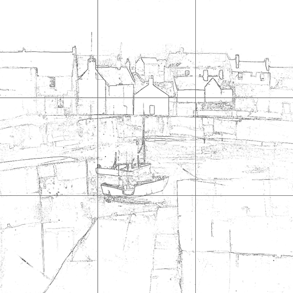 Sketch with grid