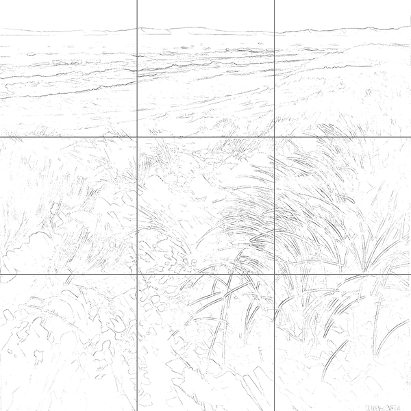 Sketch with grid