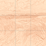 Sepia sketch with grid