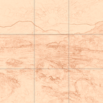 Sepia sketch with grid