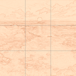 Sepia sketch with grid