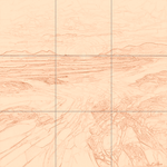 Sepia sketch with grid