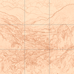 Sepia sketch with grid