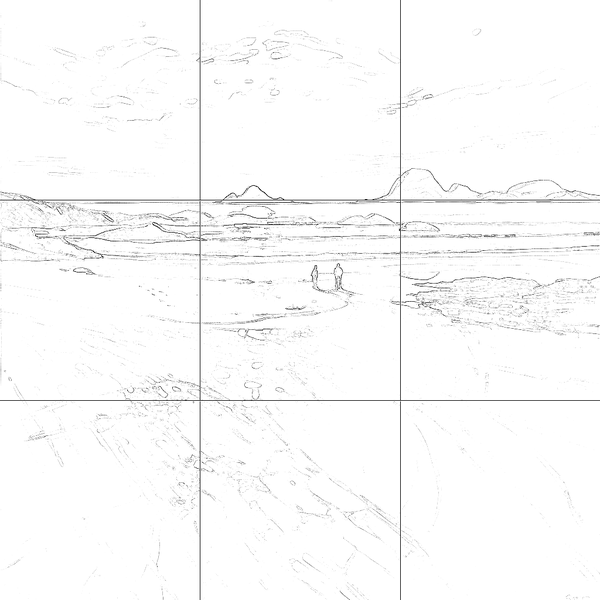 Sketch with grid