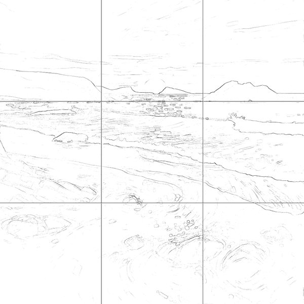 Sketch with grid