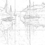 Sketch with grid