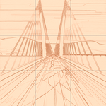 Sepia sketch with grid