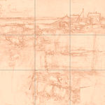 Sepia sketch with grid