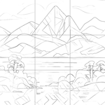 Sketch with grid