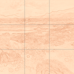 Sepia sketch with grid