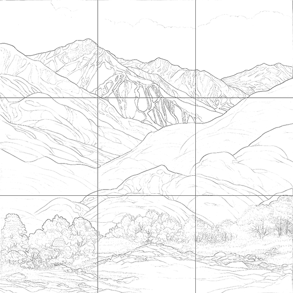 Sketch with grid