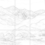 Sketch with grid