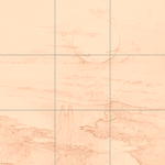 Sepia sketch with grid