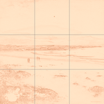 Sepia sketch with grid