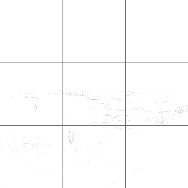 Sketch with grid