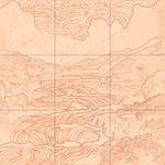 Sepia sketch with grid