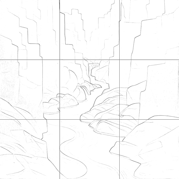 Sketch with grid