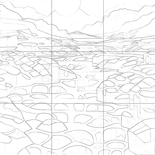 Sketch with grid