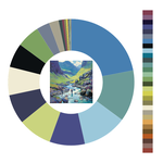 Colour wheel / palette