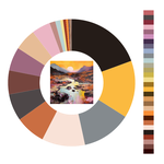 Colour wheel / palette