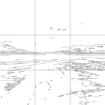 Line drawing with grid