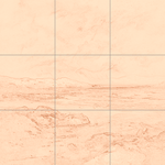 Sepia sketch with grid