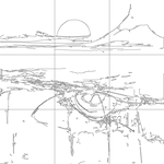 Line drawing with grid