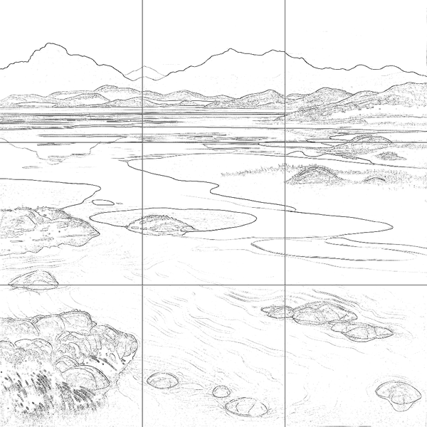 Sketch with grid