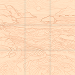 Sepia sketch with grid