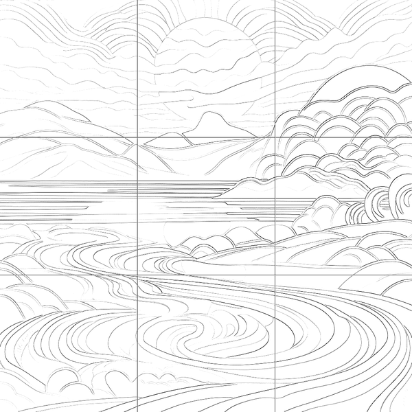 Sketch with grid