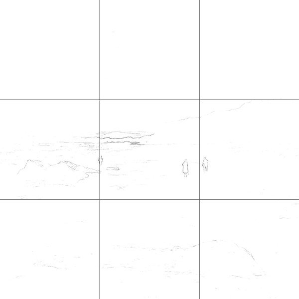 Sketch with grid