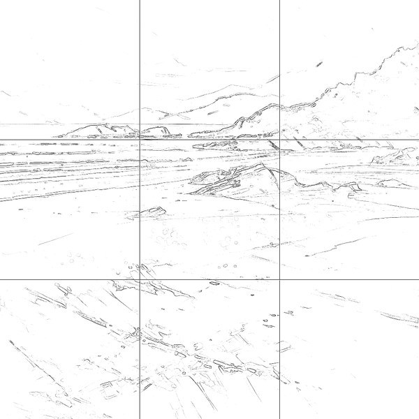 Sketch with grid