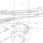 Line drawing with grid