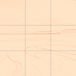 Sepia sketch with grid