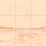 Sepia sketch with grid