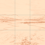 Sepia sketch with grid