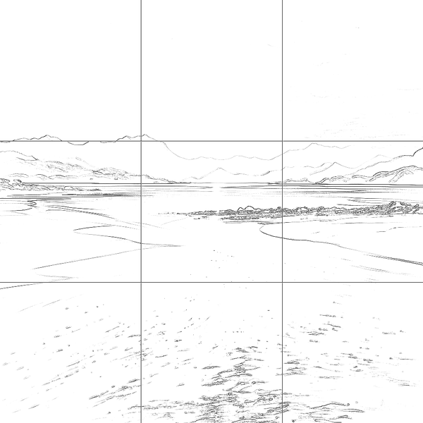 Sketch with grid